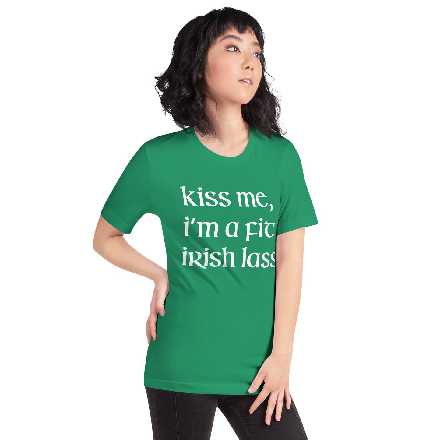 Kiss Me I'm a Fit Irish Lass T-shirt